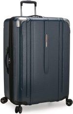 Traveler's Choice New London II Hardside Expandable Spinner Luggage， Gray， Checked-Large 29-Inch - Image 4